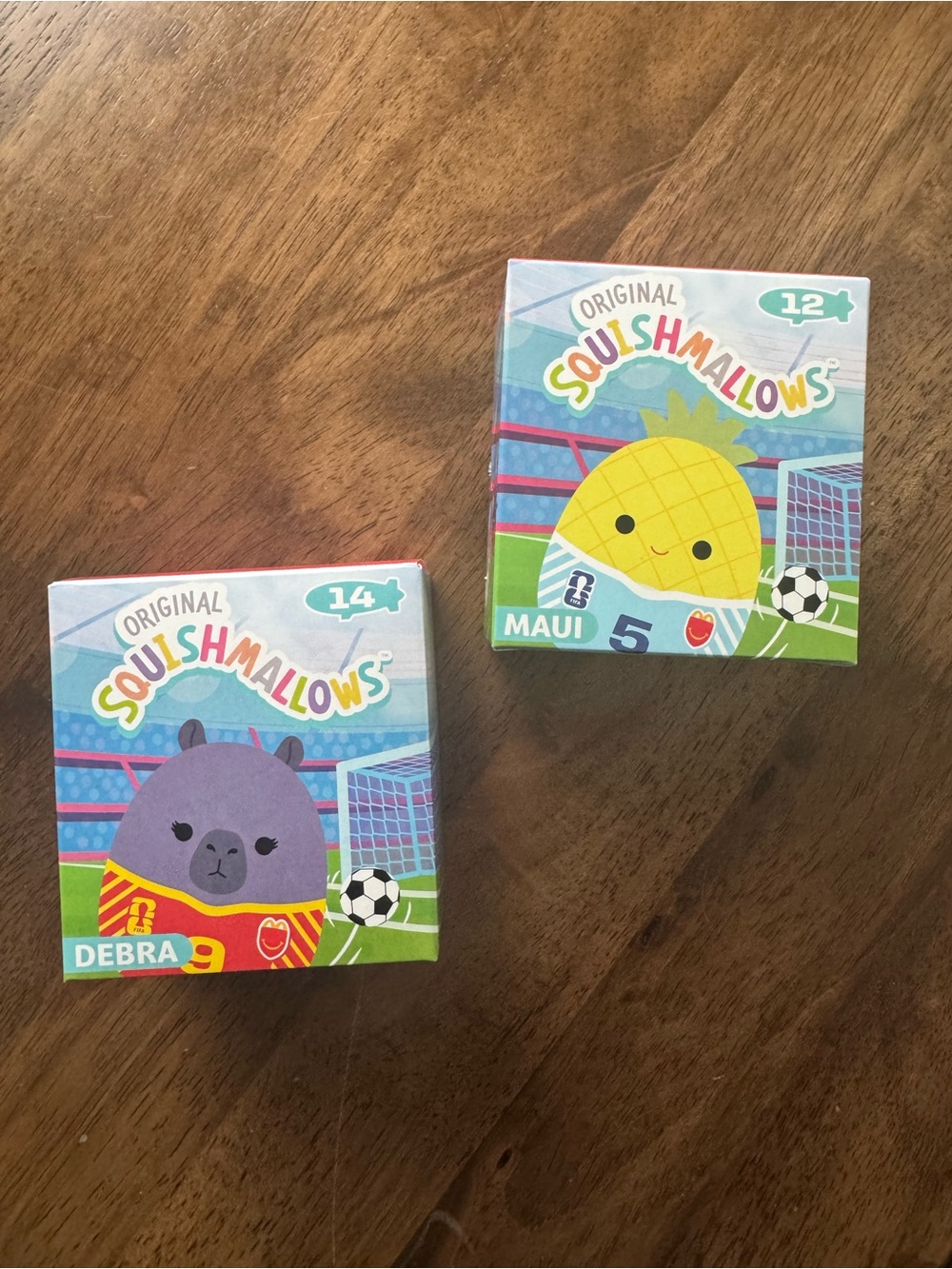 Happy Meal Squishmallows- Debra Capybara #14 and Maui Pineapple #12 (Set of 2)